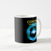 Control Your Energy Inspirational– Electric Power Kaffeetasse (VorderseiteRechts)