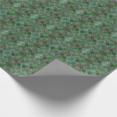 Controlled Chaos – Green Geschenkpapier (Ecke)