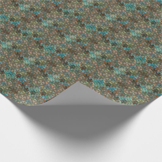 Controlled Chaos – Muted Fall Geschenkpapier (Ecke)