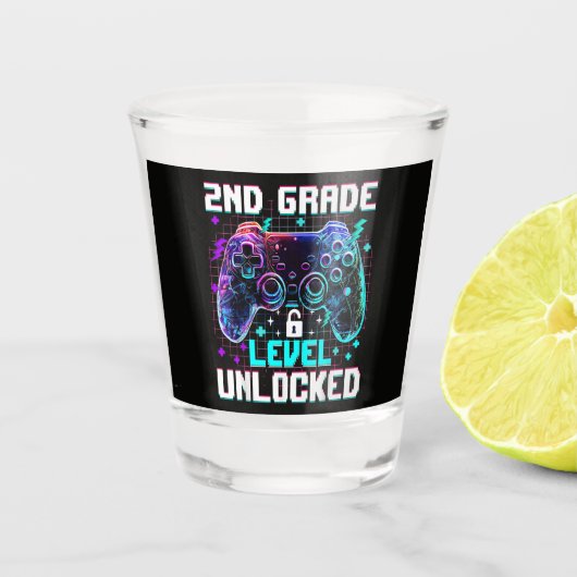 Controller 2. Klasse freigeschaltet erster Tag Schnapsglas (Vorderseite)