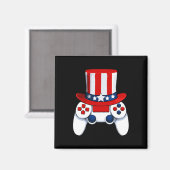 Controller American Hat 4. Juli USA Magnet (Vorderseite/Rückseite)