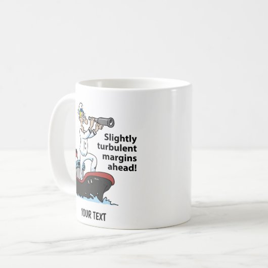 Controller Cartoon Mann Kaffeetasse (Vorderseite Links)
