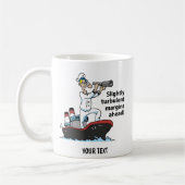 Controller Cartoon Mann Kaffeetasse (Links)
