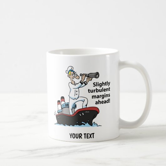 Controller Cartoon Mann Kaffeetasse (Rechts)