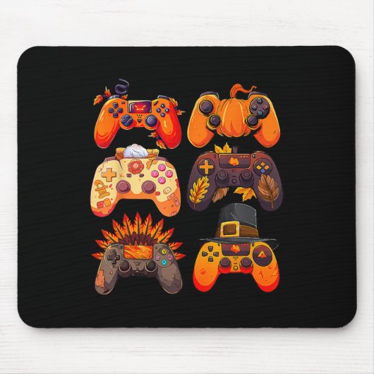 Controller fallen Gaming Video Game Türkei Thanksg Mousepad (Vorne)