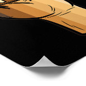 Controller Fire Black History Blm Gaming Gamer 1 Poster (Ecke)