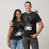 Controller-Herz-Video-Spiele Lover Couple Matching T-Shirt (Unisex)