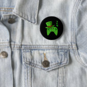 Controller Kleeblatt St Patricks Day Gaming Gamer Button (Beispiel)