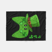 Controller Kleeblatt St Patricks Day Gaming Gamer Fleecedecke (Vorderseite (Horizontal))