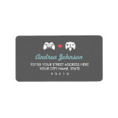 Controller-Liebe Adressaufkleber (Vorne)