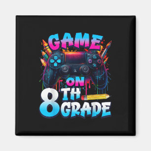 Controller Spiel Ein 8. Klasse Erster Schultag B Magnet