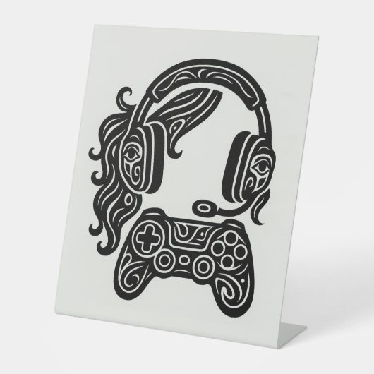 Controller-Totems Sockelschild (Vorderseite)