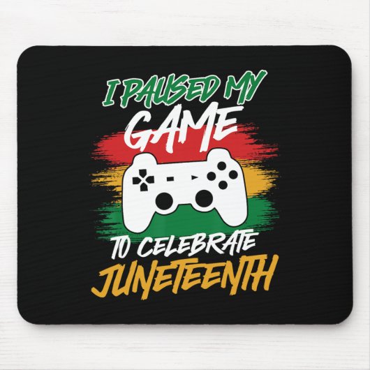 Controller Videospielkonsole pausierte mein Spiel  Mousepad (Vorne)