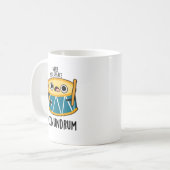 Conundrum Funny Drummer Drum Puff Kaffeetasse (Vorderseite Links)