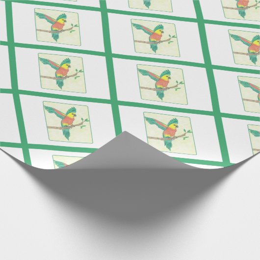 Conure Geschenkpapier (Ecke)