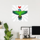 Conure / Lorikeet / Parrot Liebe Poster (Heimbüro)