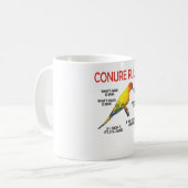 Conure Owner Conure Lover Parrot Bird Sun Conture Kaffeetasse (Vorderseite Links)