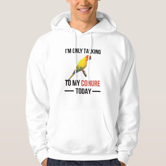 Conure Owner Geschenke Conure Lover Parrot Sonnens Hoodie (Vorderseite)