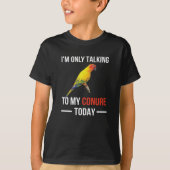Conure Owner Geschenke Conure Lover Parrot Sonnens T-Shirt (Vorderseite)