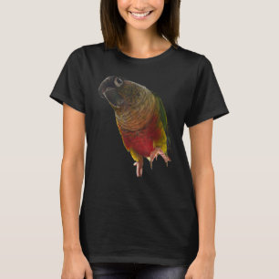 Conure Parrot Bird Design Grüne Liebe für b T-Shirt