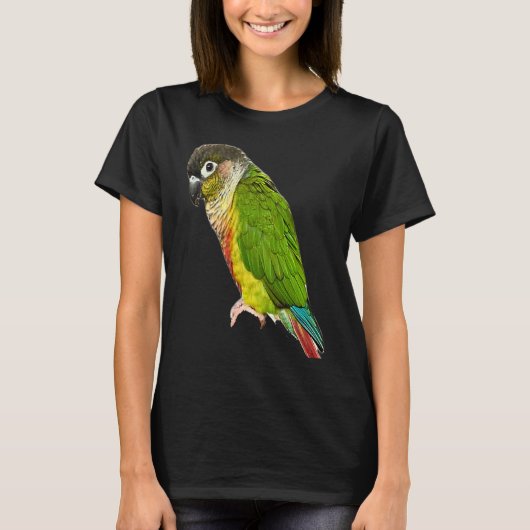 Conure Parrot Bird Green cheek Love for birds T-Shirt (Vorderseite)