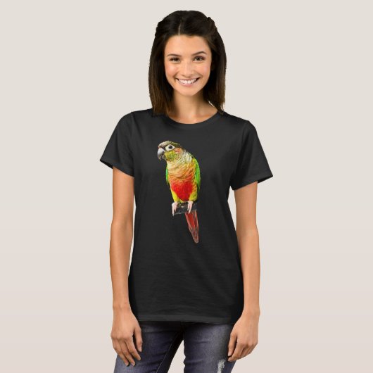 Conure Parrot Bird Green cheek Love for birds T-Shirt (Vorne ganz)