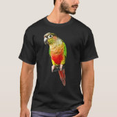 Conure Parrot Bird Green cheek Love for birds T-Shirt (Vorderseite)
