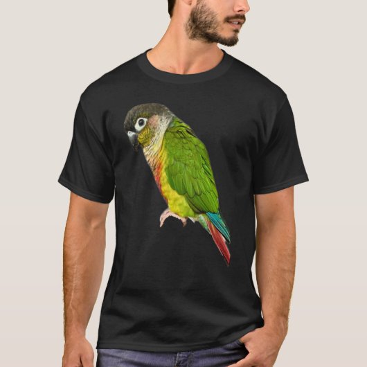 Conure Parrot Bird Green cheek Love for birds T-Shirt (Vorderseite)