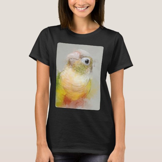 Conure Portrait 12 Animal Bird Wildlife Parrot T-Shirt (Vorderseite)
