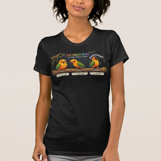 Conure-Stimmungsring T-Shirt (Vorderseite)