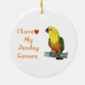 Conure Verzierung Keramik Ornament (Hinten)