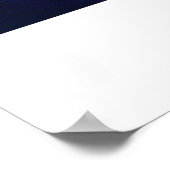 Convair B-58 Hustler Supersonic Jet Flying @ Dusk Poster (Ecke)