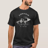Convair F-106 Delta Dart USAF Interceptor Aircraft T-Shirt (Vorderseite)
