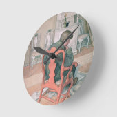 Convalescing Esbjorn Runde Wanduhr (Winkel)