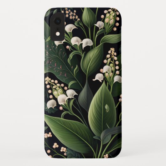 Convallaria Lilies of the Valley Flowers AI Art Case-Mate iPhone Hülle (Rückseite)