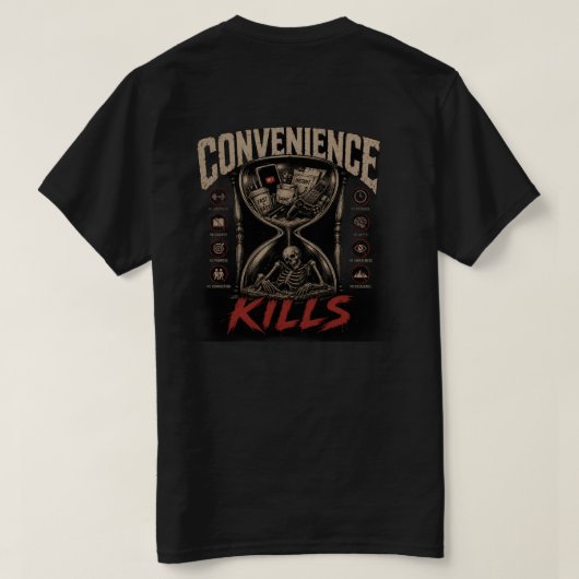 Convenience Kills v2 T-Shirt (Design Rückseite)