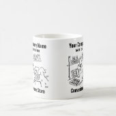 Convenience Store Cartoon Kaffeetasse (Mittel)