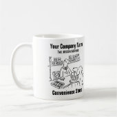 Convenience Store Cartoon Kaffeetasse (Links)