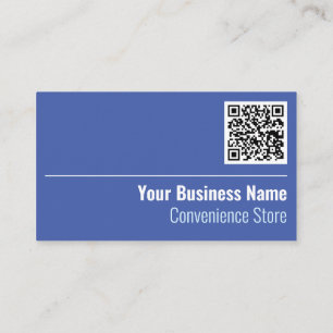 Convenience Store QR Code Business Card Visitenkarte