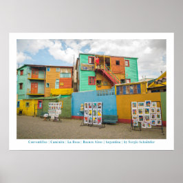 Conventilos in Caminito, Buenos Aires Poster