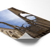 Convento do Carmo in Lisbon Poster (Ecke)