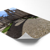 Convento do Carmo in Lisbon Poster (Ecke)