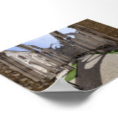 Convento do Carmo in Lisbon Poster (Ecke)