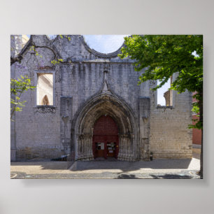 Convento do Carmo in Lissabon Poster