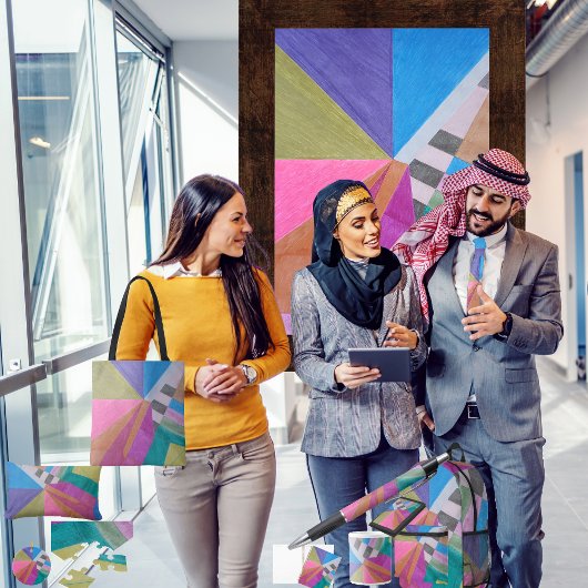 "Converge" Wandteppich