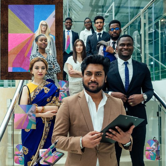 "Converge" Wandteppich