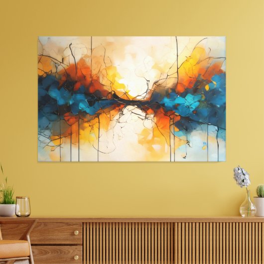 Converging Flows Leinwanddruck (Insitu (Wohnzimmer))