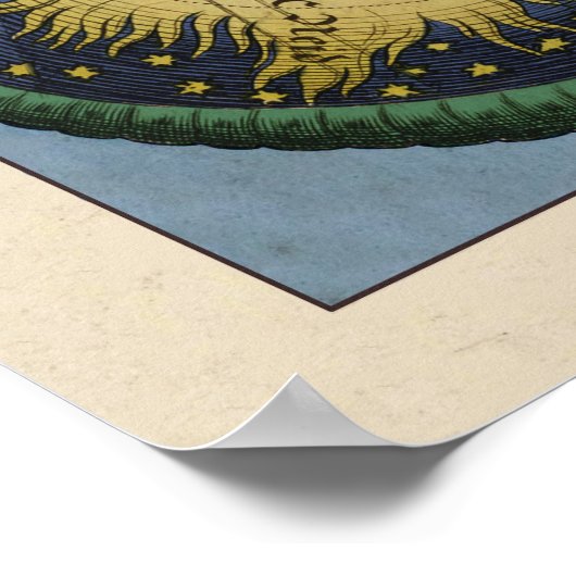 "Conversation between Souls" Jacob Böhme Poster (Ecke)