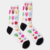 Conversation Critters Hearts Crew Socks Socken (Rechts)