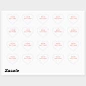 Conversation Heart Valentine's Day Stickers (Blatt)